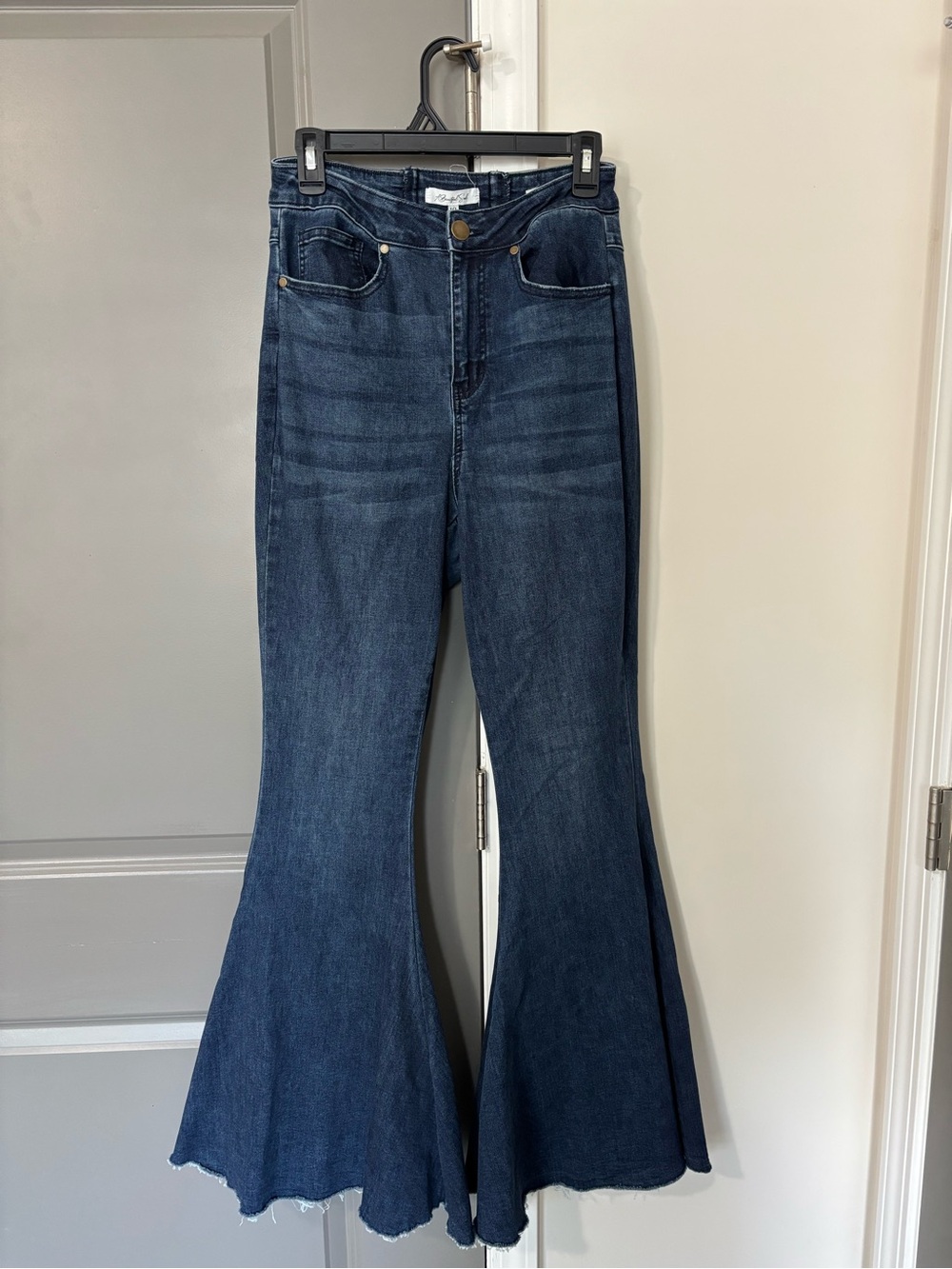 A Beautiful Soul Bell Bottoms With Lace Up Back